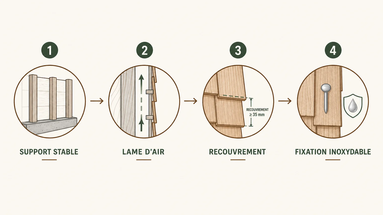 Checklist illustrée pour choisir et poser des bardeaux de bois en façade